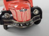 a toy truck that is sitting on a table