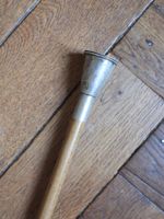 CANNE en bois naturel teinté à pommeau en argent 800/1000° c… (photo 2)