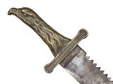 an image of a knife with an eagle head on it