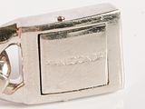 a silver ring with the word pannona on it