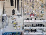 a room with a bunch of tools on the wall