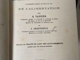 an open book with a black and white title on it