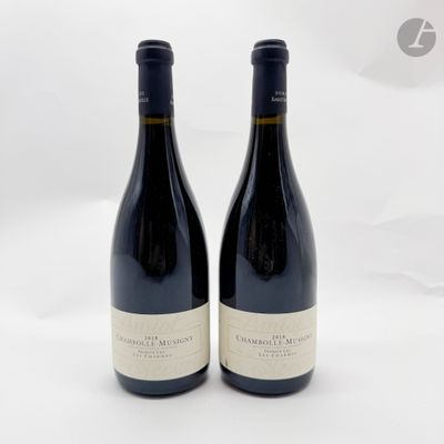 deux bouteilles de vin rouge posées sur une table blanche
