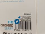 the back of a cell phone with a barcode on it