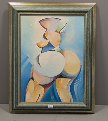 tableau représentant une femme avec un chapeau sur la tête