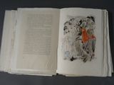 an open book with a picture of a man and a woman on it