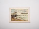 a picture of a painting on the wall of a room