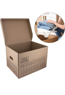 Lot de 6 Cartons de Déménagement IDEA HOME MOOVE