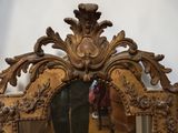a mirror that is sitting on a table