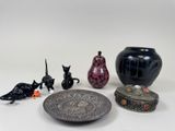 a lot of different items that are sitting on a table