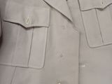 a close up of a military uniform on a mannequin mannequin