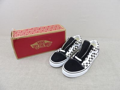 Baskets Vans « Off the Wall » à motif damier, sans lacets