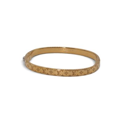 Bracelet manchette Monogram Louis Vuitton en or jaune 18 carats