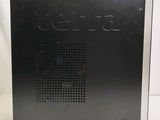 the back of a black computer case with the word tethera on it