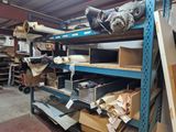 many shelves with different types of materials on them