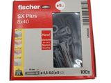 fischer sx plus, lot de 100 vis
