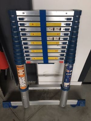 a close up of a ladder on a stand in a room
