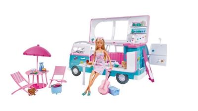 393 / Poupée mannequin 29 cm avec camping-car Hawaii C…