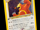 une image d'une carte Pokémon sur laquelle figure l'image d'un homme