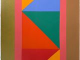 an image of a painting of a square with different colors