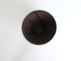 a close up view of a coffee cup on a table