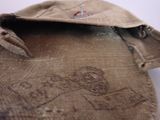 a close up of a piece of cloth that has been worn