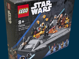 une boîte contenant un ensemble Lego Star Wars