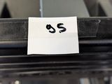 a sign on the back of a tread machine