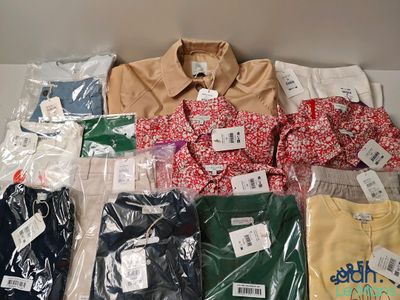 un tas de vêtements posés sur une table