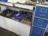 a picture of a workbench with many tools on it