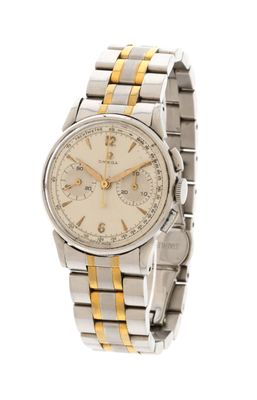 a close up of a watch on a white background with a white background