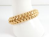 chunk chain bracelet in gold plated brass - product images are not available