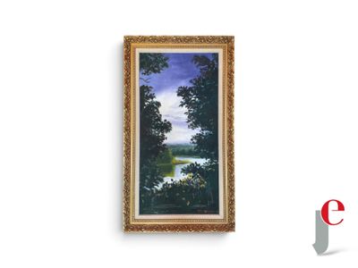 a picture of a painting hanging on the wall