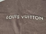 louis vuitton t - shirt in brown with white lettering