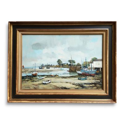 Paul GIROL (1911-1989) Chenal à la Forêt