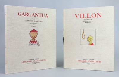 deux livres sur lesquels figurent les illustrations d'un homme et d'une femme