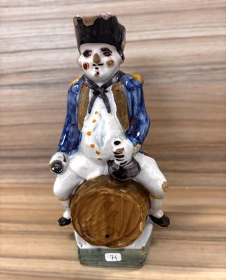 Pichet JACOT représentant un soldat en habit révolutionnaire…