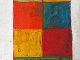 un tableau représentant deux boules aux couleurs différentes