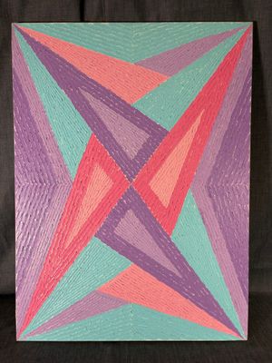 Mireille Housseau, composition sans titre - 81 cm x 60 cm