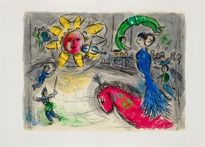 dessin représentant une femme et un enfant dans une pièce où se trouve un tournesol