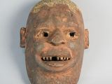 an image of a clay mask on a white background