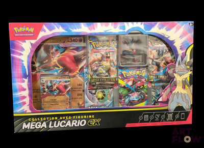une boîte contenant une collection de cartes pokémon