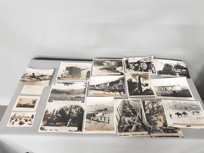 Ensemble de 13 photographies argentiques de propagande allem…