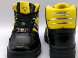 nike air force 1 mid black and yellow