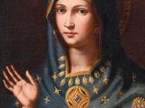 an image of a painting of a woman with a crown on her head