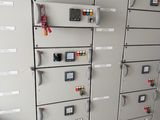a bunch of electrical equipment that are on the wall