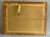 a picture of a picture of a piece of paper with a string attached to it