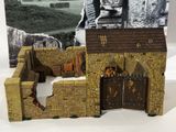 a picture of a model of a castle with a gate