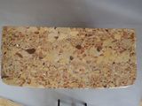 a picture of a table with a marble top