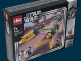a box with a lego star wars set inside of it